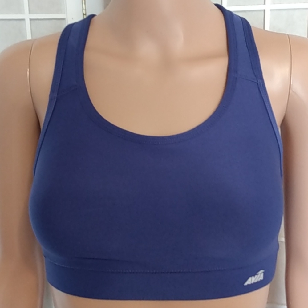 Avia Sports Bra – Blue – Racerback – Double-Layer – No Pads – Women - Picture 5 of 12